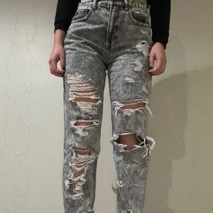 A&E mom jeans